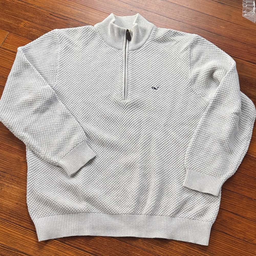 Vineyard Vine’s Men’s Quarter-Zip Sweater